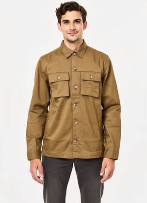 Chemise manches longues beige ONLY&SONS homme