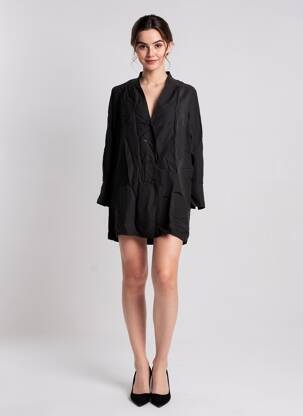 Robe courte noir VILA ROUGE femme