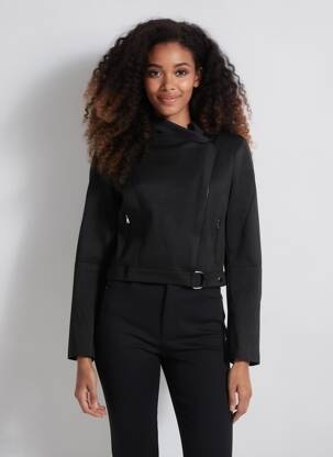 Veste casual noir ASTRID BLACK LABEL femme