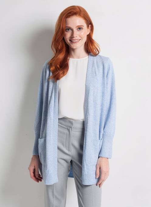 Gilet manches longues bleu STREET ONE femme