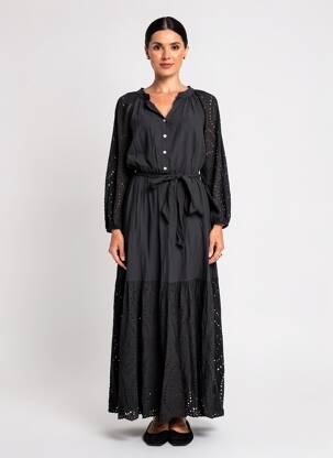 Robe longue noir MEXX femme