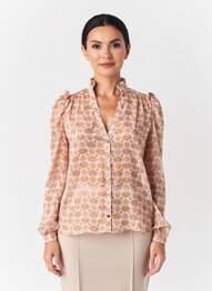 Chemisier orange MORGAN femme