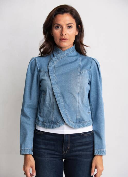Veste en jean bleu MORGAN femme