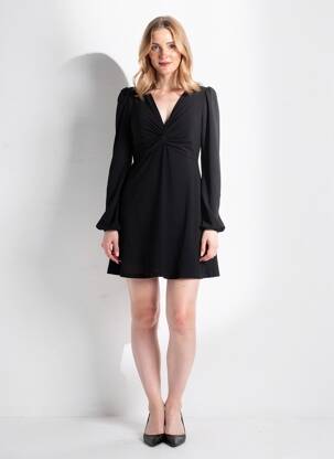 Robe courte noir MANGO femme