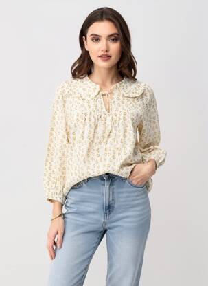 Chemisier blanc MANGO femme