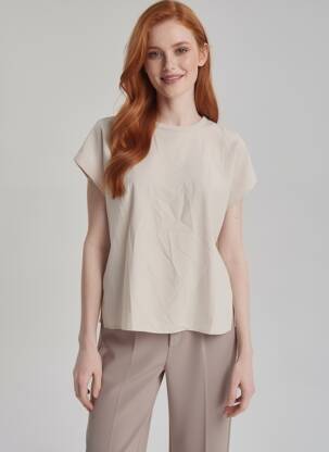 Top blanc MANGO femme