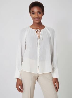 Chemisier blanc MANGO femme