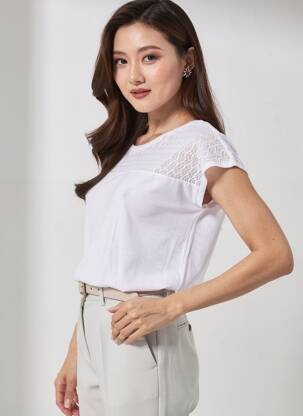 T-shirt blanc STREET ONE femme