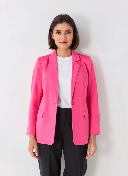 Blazer col tailleur rose VERO MODA femme