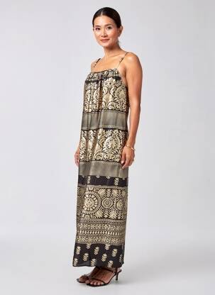 Robe courte sans manche sans manche marron VILA femme