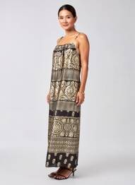 Robe courte sans manche sans manche marron VILA femme