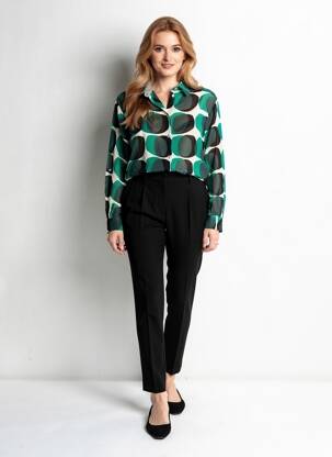 Chemisier vert OPUS femme