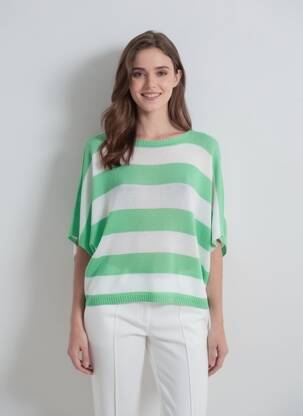 Pull vert TERRA DI SIENA femme
