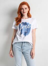 T-shirt blanc STREET ONE femme