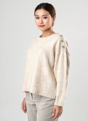 Pull beige VERO MODA femme