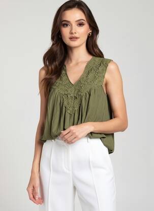 Débardeur vert MOLLY BRACKEN femme