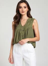 Débardeur vert MOLLY BRACKEN femme