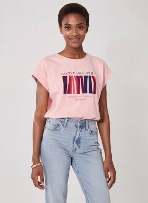 T-shirt rose STREET ONE femme