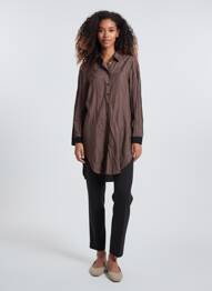 Chemisier marron NÜ femme