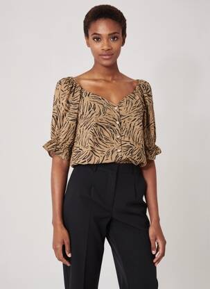 Chemisier marron VERO MODA femme