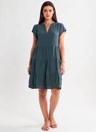 Robe courte vert STREET ONE femme