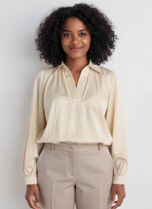 Chemisier beige JS MILLENIUM femme