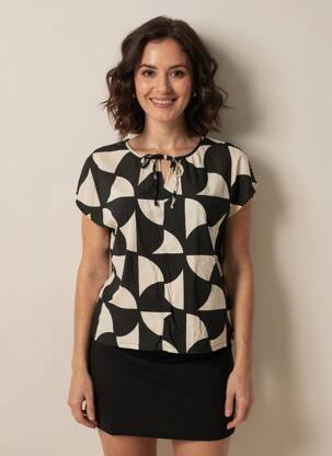 Blouse noir STREET ONE femme
