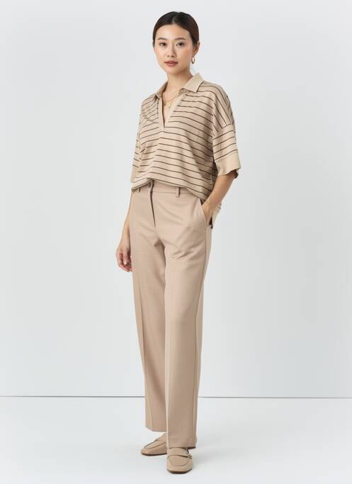 Polo beige TOM TAILOR femme