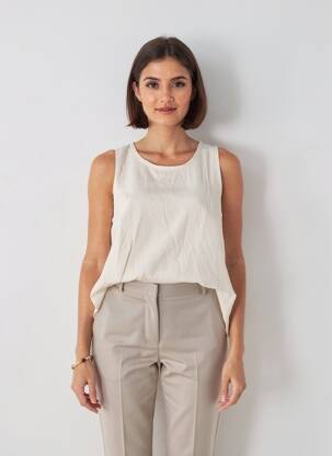 Débardeur beige ZABAIONE femme