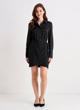 Robe courte noir MANGO femme