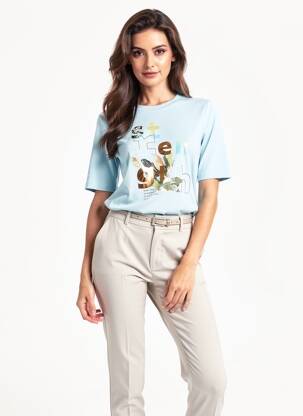Polo bleu S.OLIVER femme