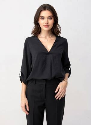 Blouse noir JACQUELINE DE YONG femme
