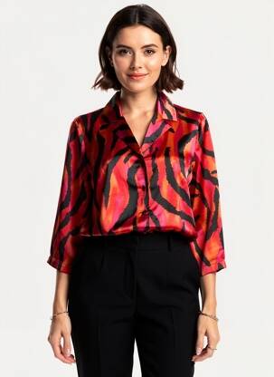 Chemisier rouge VILA femme