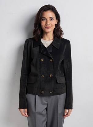 Blazer noir AMELIE & AMELIE femme