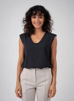 Blouse noir STREET ONE femme