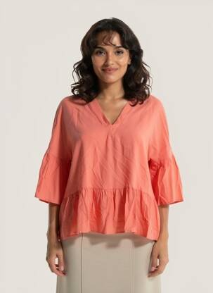 Blouse orange KOCCA femme