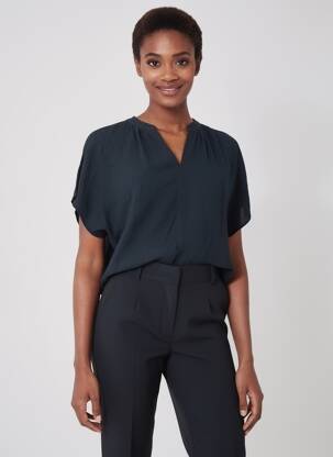Chemisier bleu OPUS femme