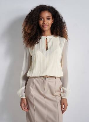 Chemisier beige VERO MODA femme