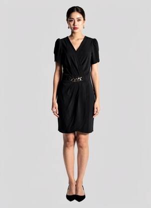 Robe courte noir MORGAN femme