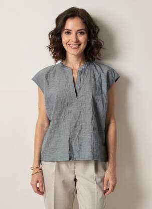 Blouse bleu OPUS femme