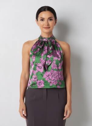 Blouse violet MORGAN femme