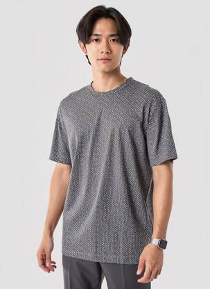 T-shirt coupe droite manches courtes gris TOM TAILOR homme