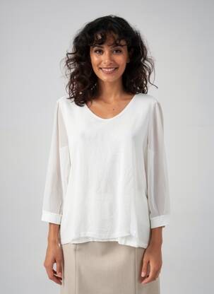 Top blanc STREET ONE femme