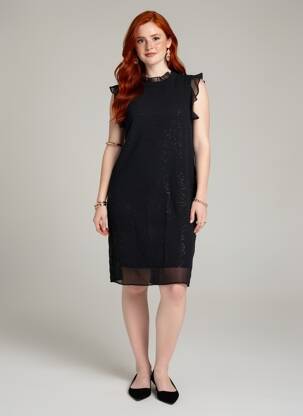 Robe courte noir NAF NAF femme
