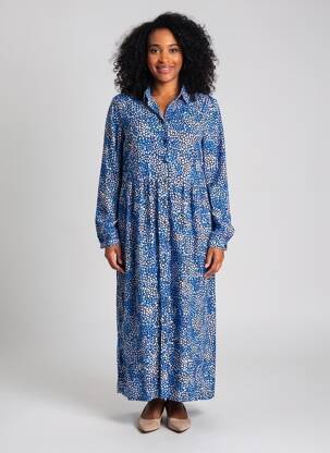 Robe longue bleu STREET ONE femme