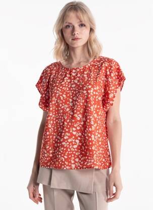 Chemisier orange VERO MODA femme