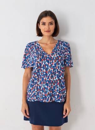Chemisier bleu VILA femme