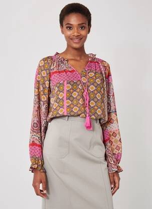 Blouse rose MOLLY BRACKEN femme