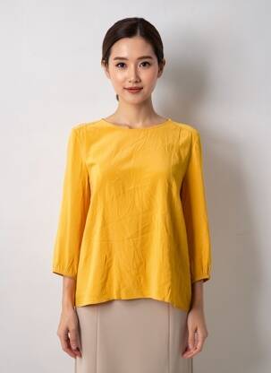 Blouse jaune STREET ONE femme