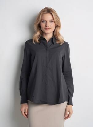 Chemisier noir MANGO femme